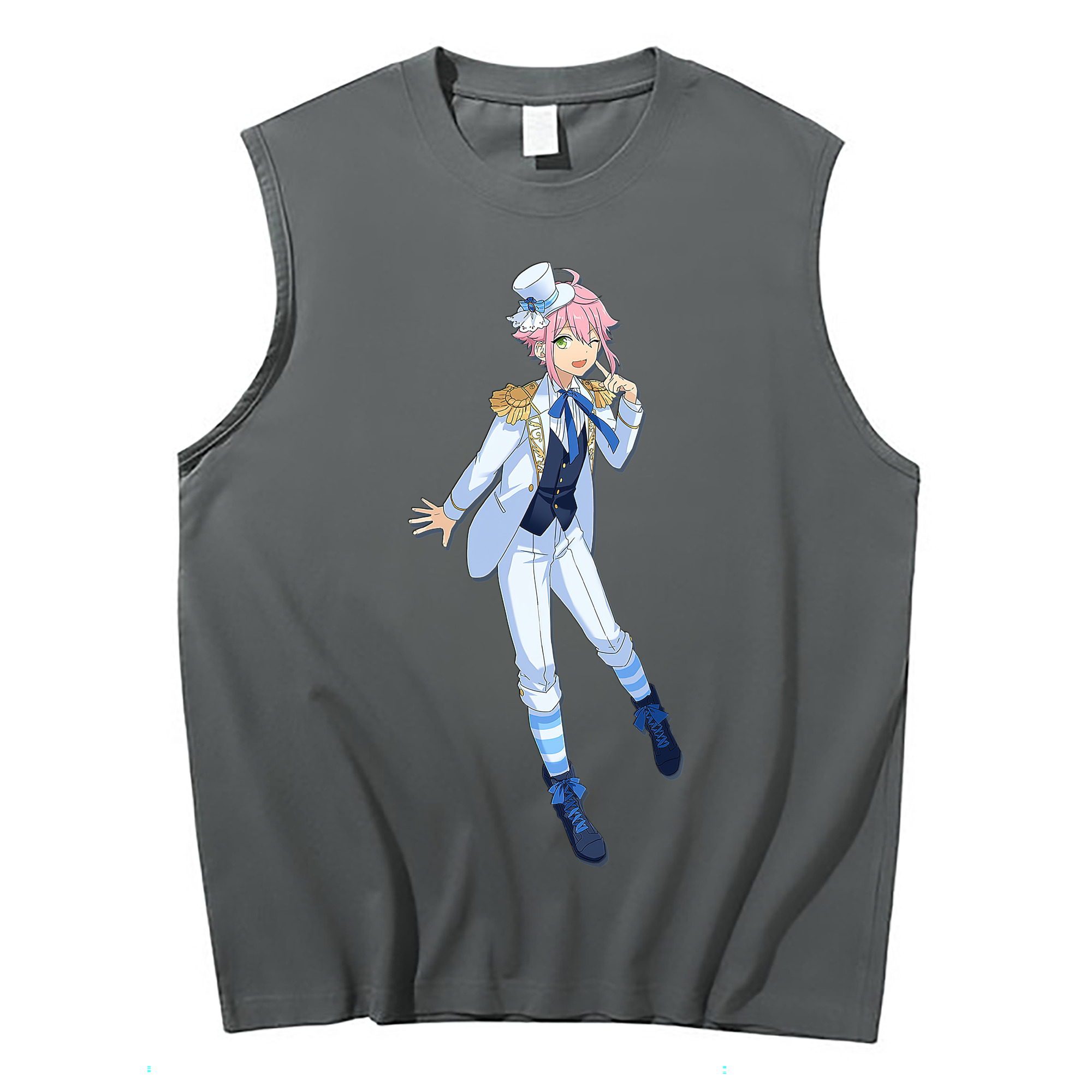 （画像用） あんさんぶるスターズ! Ensemble Stars コットン100％タンクトップ（フロントプリント）
